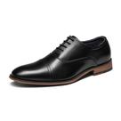 Sapatos Sociais Masculinos Bruno Marc com Cadarço e Bico Redondo Preto 9,5