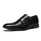 Sapatos Sociais Masculinos Bruno Marc Monk Strap Pretos Nº 40