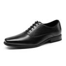 Sapatos Sociais Masculinos Bruno Marc Wesley Preto com Cadarço