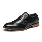 Sapatos Sociais Masculinos Bruno Marc Wingtip Pretos com Cadarço Tamanho 12 Sapatos Sociais Masculinos Bruno Marc Wingtip Pretos com Cadarço Tamanho 12