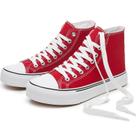 Sapatos: tênis de cano alto hash bubbie, lona, vermelho, US7W