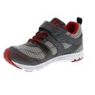 Sapatos TSUKIHOSHI Velocity Kids com fecho de alça grafite/vermelho 7T Sapatos TSUKIHOSHI Velocity Kids com fecho de alça grafite/vermelho 7T