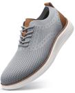 Sapatos VILOCY Casual Dress, tênis Oxfords para homens, cinza claro Sapatos VILOCY Casual Dress, tênis Oxfords para homens, cinza claro