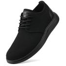 Sapatos VILOCY Fashion Dress, casuais masculinos, todos pretos