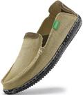Sapatos VILOCY Slip-on Deck, mocassins casuais de lona para homens