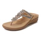 Sapatos vintage com flores, strass, macios e confortáveis Sapatos vintage com flores, strass, macios e confortáveis