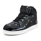 Sapatos Wooowyet High Top Glitter Tênis para crianças, meninos e meninas