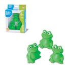 Sapinhos Filhotes Bichinhos Infantil Bebê p/ Banho Kit c/ 3 - Bee Toys