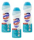 Saponáceo Sapólio Radium Cremoso Cloro 250ml Bombril Kit 3