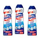 Saponáceo Sapólio Radium Cremoso Cloro 250ml Bombril Kit 3