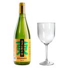 Saquê Azuma Dourado Sake Seco 740ml + Taça