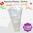 Saquinho com 2.000 unid Para Geladinho, Gelinho, Sacolé 4x24cm
