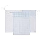 Saquinho De Maternidade Bordados Papi Azul Com 03 Un
