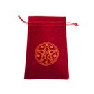 Saquinho de Veludo Sagrado Feminino para Tarô e Amuletos