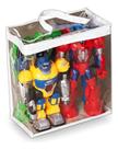 Saquinho Organizador Brinquedo Zíper Multiuso 30x15x30