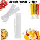 Saquinho Para Geladinho Gourmet com 1.000 unid, Gelinho, Sacolé 5x24cm