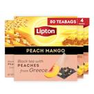 Saquinhos de chá Lipton Black Tea Peach Mango 80 Pyramid Saquinhos de chá Lipton Black Tea Peach Mango 80 Pyramid