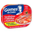 Sardinha c/ Molho de Tomate Líquido 250g - 48 unidades - Gomes da Costa