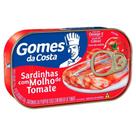 Sardinha Gomes da Costa com Molho de Tomate 125g Embalagem com 50 Unidades