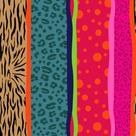 Sarja Impermeável Estampada Animal Print 50x150cm