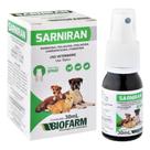 Sarniran Spray 30ml Tratamento Sarna Pulga Carrapato Biofarm