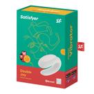 Satisfyer Double Joy Branco pode ser controlado pelo APP Satisfyer Double Joy Branco pode ser controlado pelo APP
