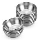 Sauce Dishes DINYWOW, conjunto de 12 polegadas em aço inoxidável de 3,2 polegadas Sauce Dishes DINYWOW, conjunto de 12 polegadas em aço inoxidável de 3,2 polegadas