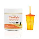 Sauké Colágeno Abacaxi Com Hortelã + Copo Para Preparar 216g