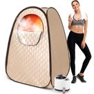 Sauna a Vapor Portátil Steupoek 1200 W 3 L com Controle Remoto