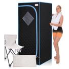 Sauna infravermelha portátil Wizzisauna tamanho completo 74 x 74 x 169 cm