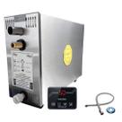 Sauna Vapor Elétrica 15kw Inox - 24m³ - 220v Bifásico