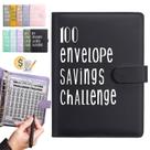 Savings Binder Qiddo 100 Envelopes Challenge A5 Economizando dinheiro