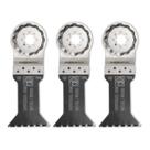 Saw Blade Fein Starlock Plus E-Cut Universal de 1,75 cm, pacote com 3