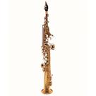 Sax Soprano Reto Dominante Bb Dourado Com Semi Case - 16462 Sax Soprano Reto Dominante Bb Dourado Com Semi Case - 16462