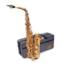 Saxofone dominante alto eb dourado com case
