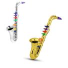 Saxofone infantil instrumento musical mini clarinete trompete brinquedo criança acustico jazz music sax estilo profissio