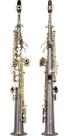 Saxofone Soprano Eagle SP502 BG ônix em Sib Chave Dourada