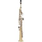 Saxofone Soprano Eagle SP502 LN Dourado Com Chaves Niqueladas