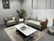 Sc-6018 conjunto internacional sofá 1,95m com 2 poltronas - material ecológico escritório sala consultório Sc-6018 conjunto internacional sofá 1,95m com 2 poltronas - material ecológico escritório sala consultório