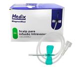 Scalp Infusão Intravenosa 21g Luer Lock c/100 Unidades - Medix