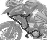 Scam protetor de motor e carenagem com pedaleiras triumph tiger1200 2022 2023 spto664