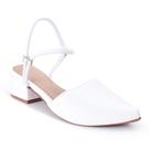 Scarpam Salto grosso Bico Fino Mule Feminino