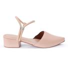 Scarpam Salto grosso Bico Fino Mule Feminino