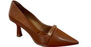 Scarpin Bebecê Feminino Salto Anabela Pecan Scarpin Bebecê Feminino Salto Anabela Pecan