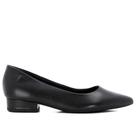 Scarpin bico fino usaflex couro