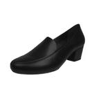Scarpin Boneca Salto Baixo Grosso Luiza Sobreira Preto Mod. 2077