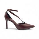 Scarpin Bordo com Tornozeleira - Lilian Soares Cor:BordoTamanho:36 Scarpin Bordo com Tornozeleira - Lilian Soares Cor:BordoTamanho:36