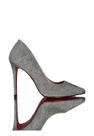 Scarpin Brilho Prata Pewter Scarpin Brilho Prata Pewter