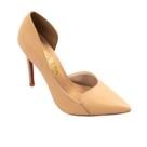 Scarpin Chic Line Luxo Couro Nude Salto 12cm Scarpin Chic Line Luxo Couro Nude Salto 12cm