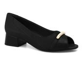 Scarpin Comfortflex Peep Toe Salto Bloco Joanetes 2564302 Scarpin Comfortflex Peep Toe Salto Bloco Joanetes 2564302